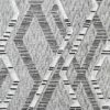 Gray Patterned Fabric Swatch
