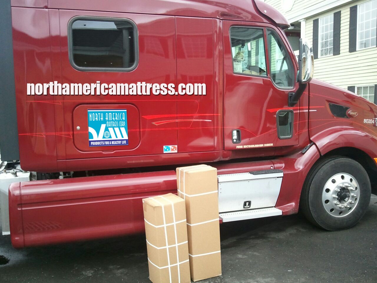 North America Mattress Corp. Shipping Truck