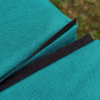 Bench seat covers with velcro hinge